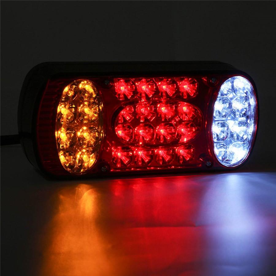 12V LED Rear Tail Light Brake Indicator Signal Lamp For Trailer Truck Lorry Van