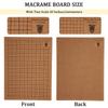 Portable Weaving Aid Board for Tassels Knotting Handcraft Silicone Materials Safe Designs