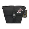 Fun Pentagram Print Portable Canvas Shoulder Crossbody Bag Women Bags Black VN0A54LYBLK