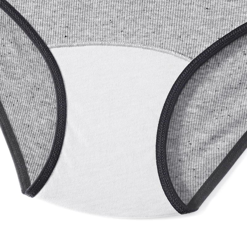 CINOON Women's Sexy Vintage Briefs Color Block Sports High-Cut Panties Skin Friendly Breathable Body-Hugging Triangle Underwear