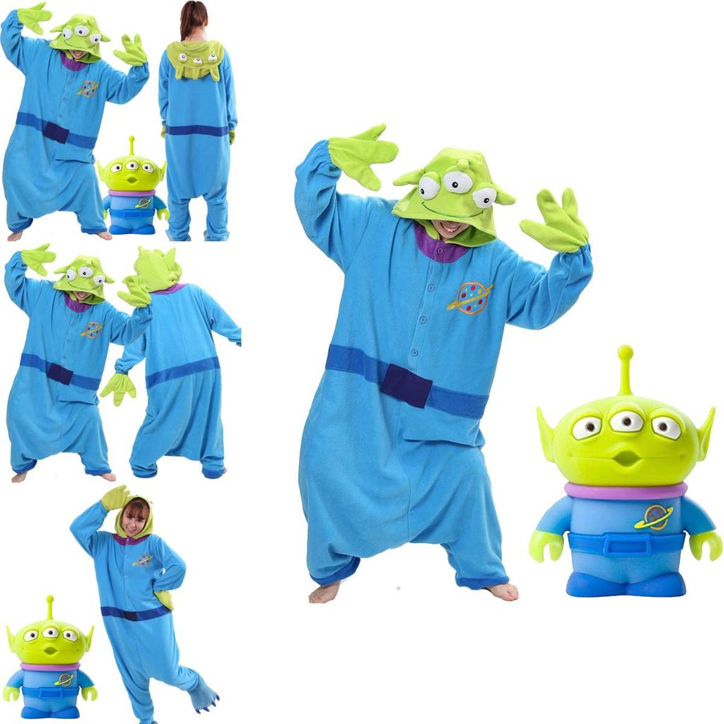 Costume Intero Cosplay Unisex Giocattolo Alieni Pigiami Vestito di Carnevale