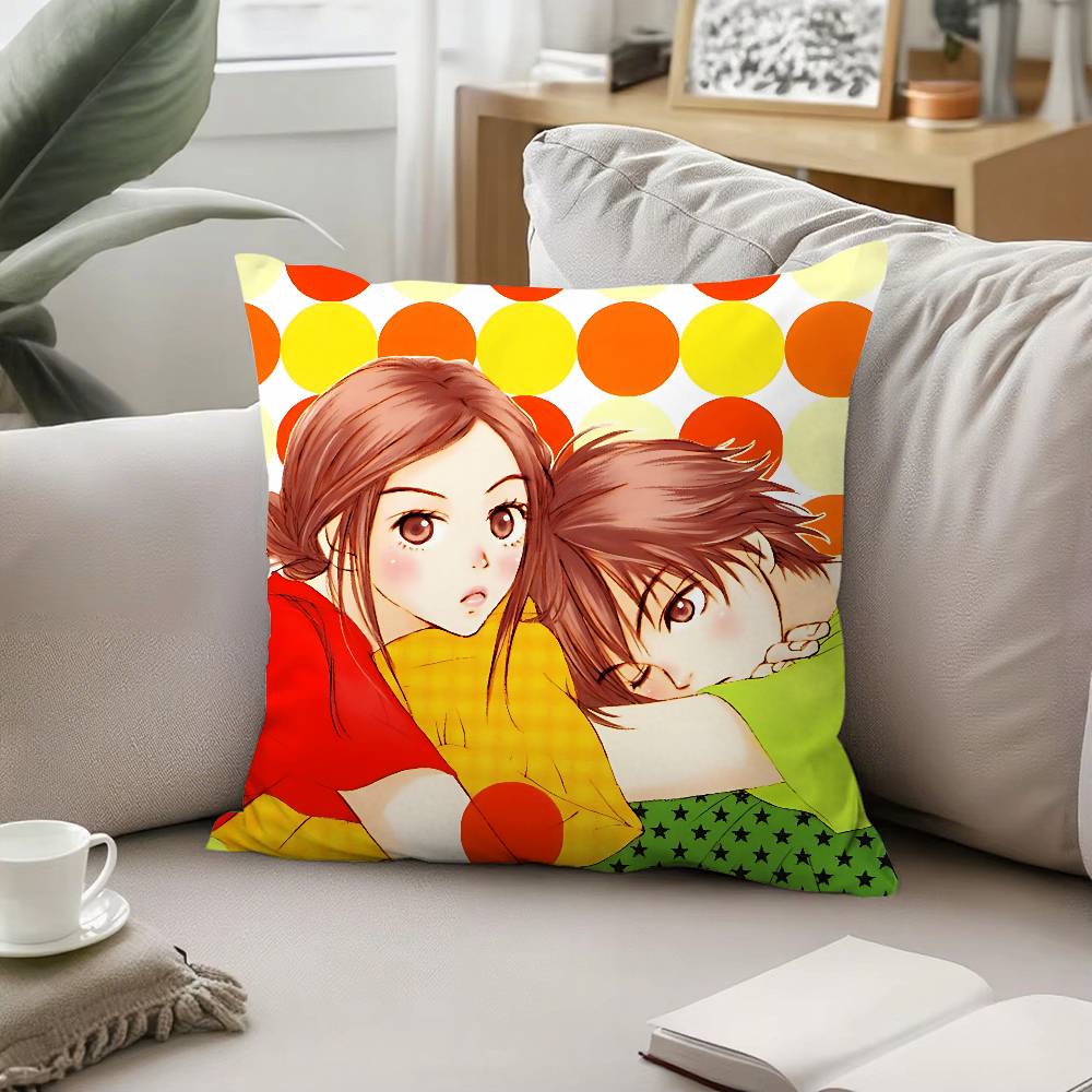 Anime Lovely Complex Pillow Case Sofa And Living Room Decorative Cushion Covers Dustproof And Miteproof Invisible Zipper