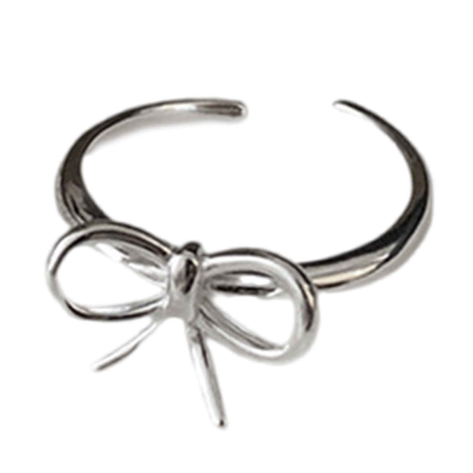 

Модные кольца с бантиком, открывающиеся кольца на пальцы, кольца на пальцы с бусинами, сплав, стильный аксессуар для пальцев для женщин 1