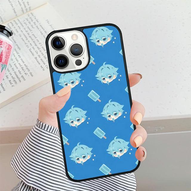 Genshin Impact Chongyun Phone Case For iPhone 17 Air 16 15 14 plus 12 13 Pro max Soft Bumper Shell Cover coque