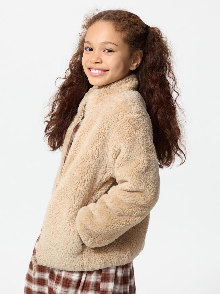 Uniqlo Kids Fluffy Fleece Full Zip Jacket