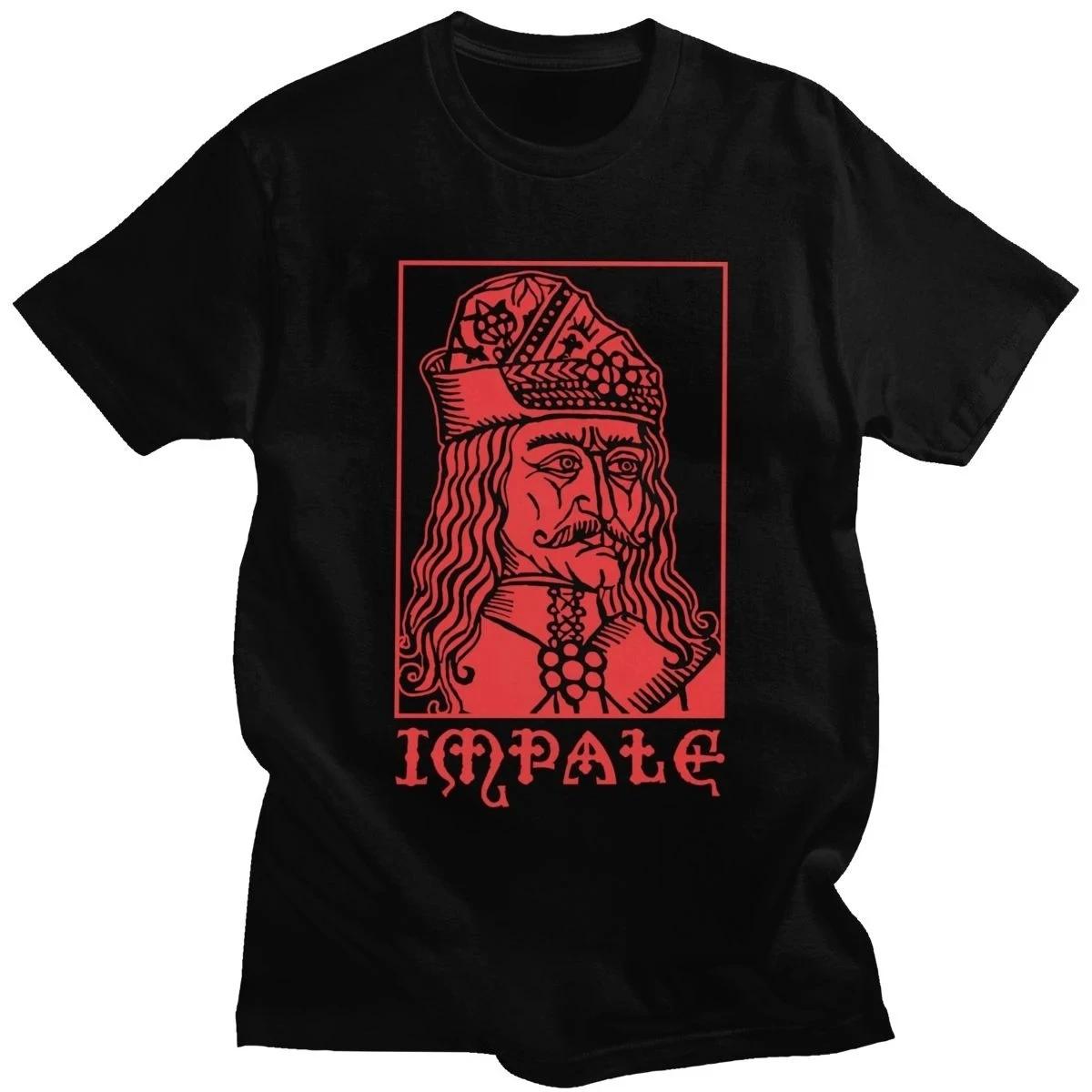 Vlad The Impaler Dracula Tepes Gothic Graphic T-shirt Men Women Printed Tee Summer Casual Fashion Clothing Tops High Quality Streetwear 4XL