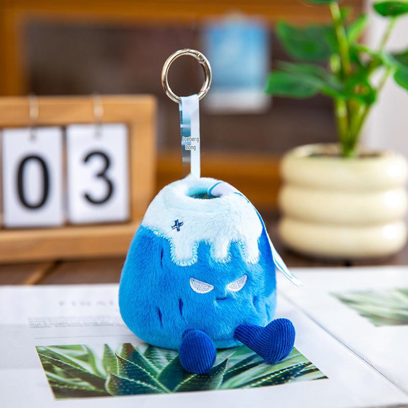 Volcano, Dune, and Snow Mountain Stress Relief Plush Squeeze Toy - Ideal Desk Companion and Gift for Students, Boys, and Girls.