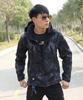 Men's Tactical Waterproof Camouflage Softshell Jacket - Warm Fleece Windbreaker for Outdoor Workwear