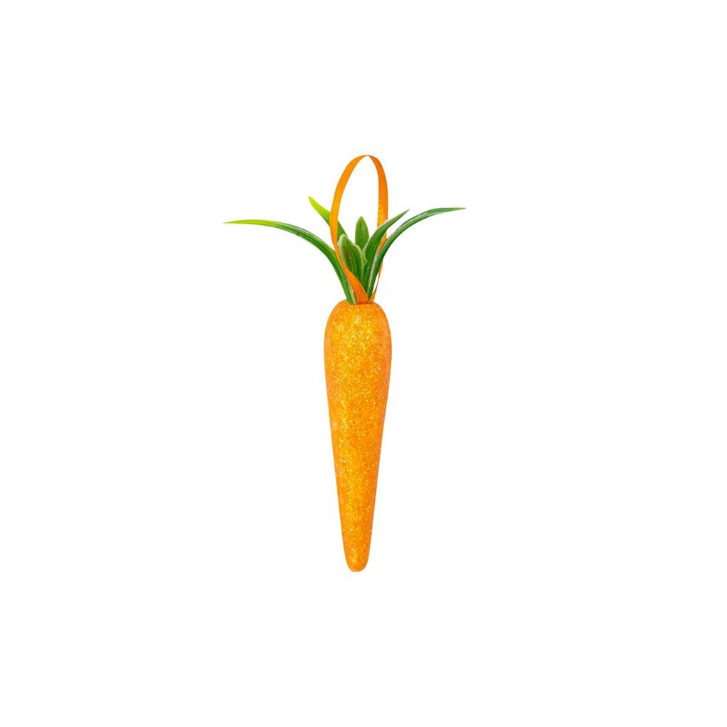 Påskmorothängande ornament - 6 st konstgjorda morötter, realistiska Thanksgiving-morötterhängen för träd