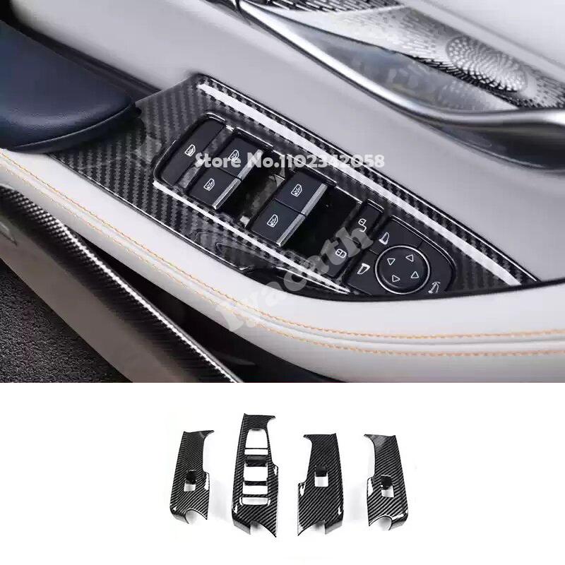 LHD For BYD Seal U Sealion 6 Song Plus 2024 2025 ABS Carbon fiber Interior Accessories window rise switch gear shift panle cover
