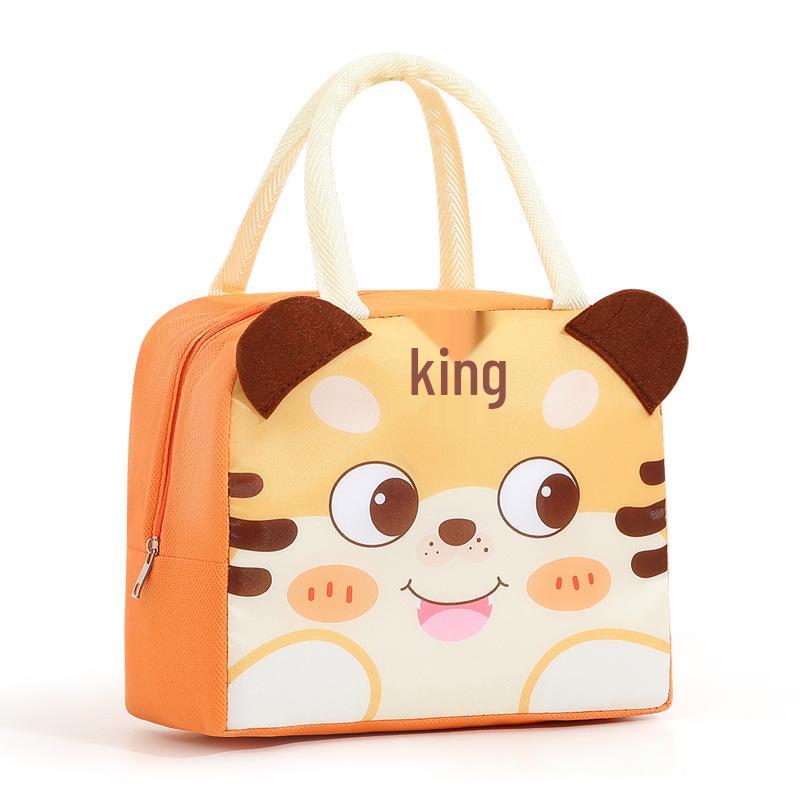 3D Cartoon Insulated Bento Lunch Bag with Thickened Aluminum Foil