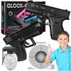 Pistola de Airsoft Glock de Metal Alcance Longo Pistolas de Metal