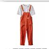 Overalls, One-piece Pants, Multi-pocket Couple Suspenders, Straight-leg Overalls, Men's Loose Work Pants, Youth
