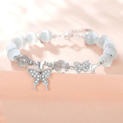 Phoenix-tailed Butterfly Super Fairy Butterfly Bracelet Female Ins Mori Sweet Bracelet Birthday Gift for Girlfriend and Girlfriend