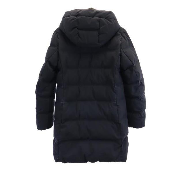 UNIQLO seamless down coat M Black series hood Women Used