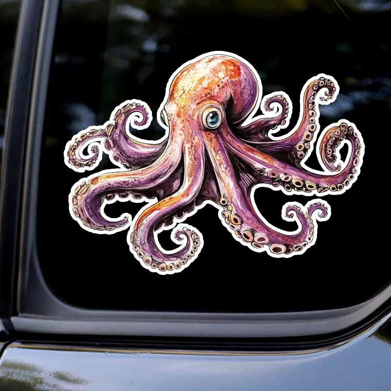 Octopus Tentacle Car Sticker Vinyl Decal Waterproof Rear Window Motorcycle Camper Bumper Truck Laptop Decoration Y210