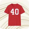 Camiseta de Jersey Howard Cassady Ohio State Buckeyes #40 NCAA - Estampa Frente e Verso