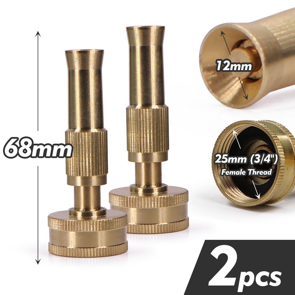 Adjustable Brass Nozzle Quick Connect High Pressure Water Gun for Car Washing Garden Irrigation Hose Connector Sprayer Sprinkler