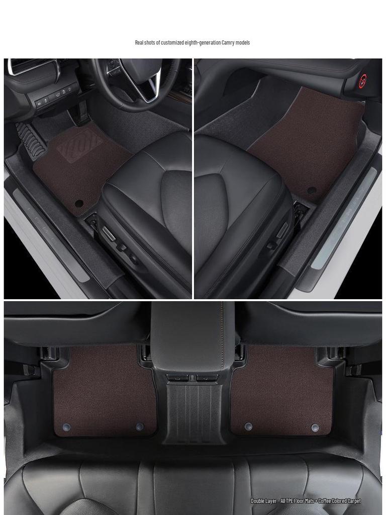 TPE Waterproof Car Floor Mats for Toyota Camry (Generations 7-9, 2012-2026)