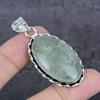 Green Apatite Gemstone 925 Sterling Silver Jewelry Pendant 2.17"