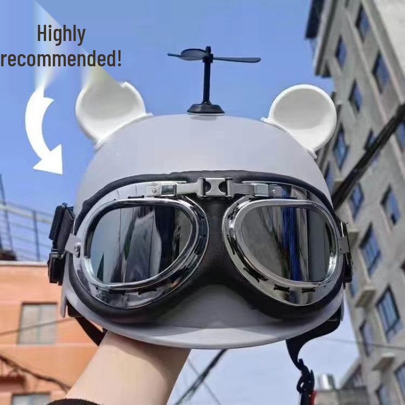 Certified All-Season Electric Bike Helmet: Lightweight, Sun-Protective, Half-Face Design