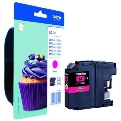Brother LC | 123M | Magenta | Ink Cartridge | 600 Pages