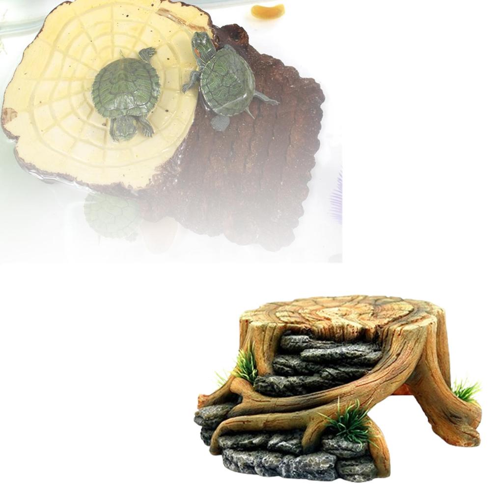 Reptile Hideout Resin Aquarium Decoration Landscape Decoration Aquarium Fish Tank Decoration for Snake Lizards Amphibians