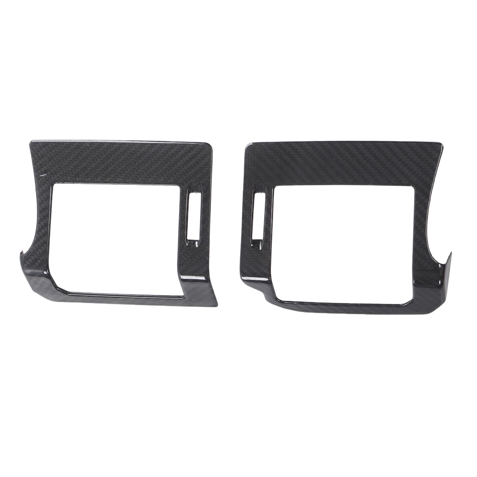 

2 шт., рамка для бокового воздуховода автомобиля, карбоновая крышка для замены отделки для Land Rover