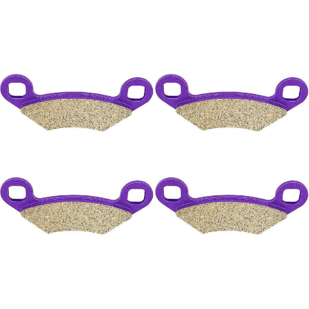 

ECCPP Brake Pads for Polaris Sportsman 570 450 400 2014 2015 2016 2017 2018 2019 2020, 2 Set FA159 Front and Rear Brake Pads Carbon Fiber Material