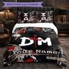 Depeche Mode Přizpůsobený set povlečení s textem jména, 1 povlak na přikrývku & 2 povlaky na polštáře, Personalizovaný dárek do ložnice