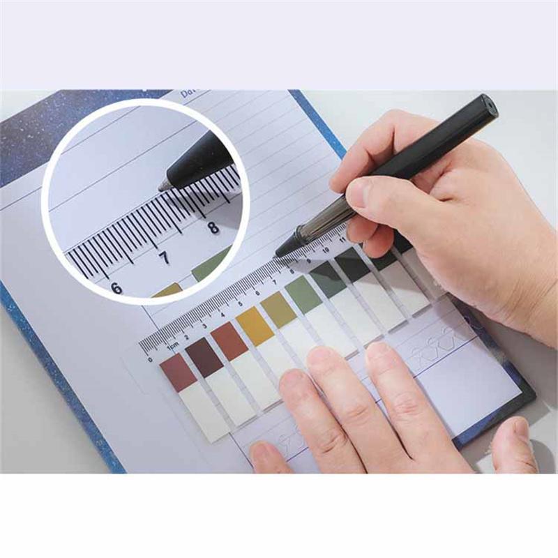 200 Hojas/juego Set de Notas Adhesivas Pastel Morandi Regla Cinta PET Pestañas Índice y Marcapáginas Diarios Planificadores Material Escolar y de Oficina Bloc de Notas