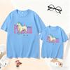 2026 Year of the Horse Family Matching Red T-Shirts - Parent-Child Short-Sleeve Set for New Year