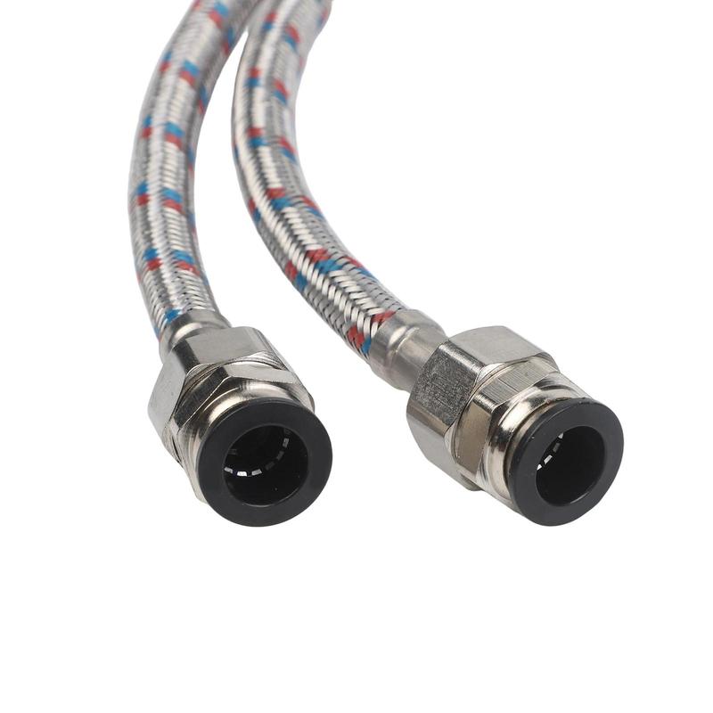 12 Inch Stainless Steel RV Shower Mixer Tap Outlet for Motorhomes For Campervans with 12mm Push Fit Connection