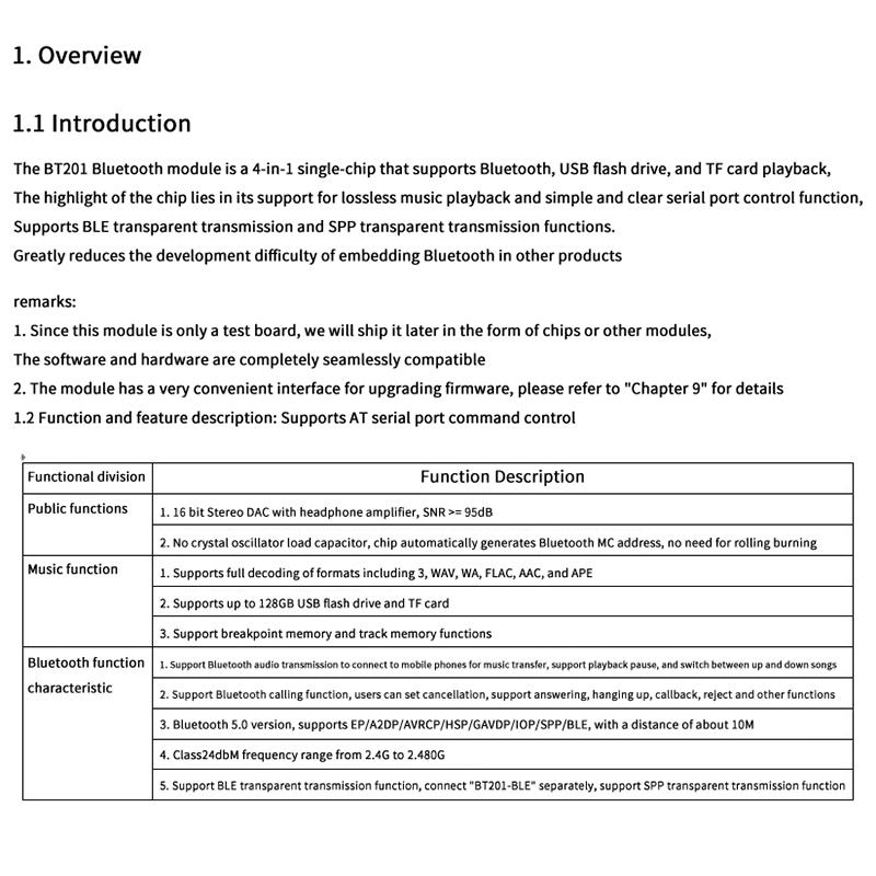 Bluetooth 5.0 Lossless Audio Speaker Amplifier Board Module Tf Card U Disk Mp3 Format Decoder Circuit Board Module Audio Player