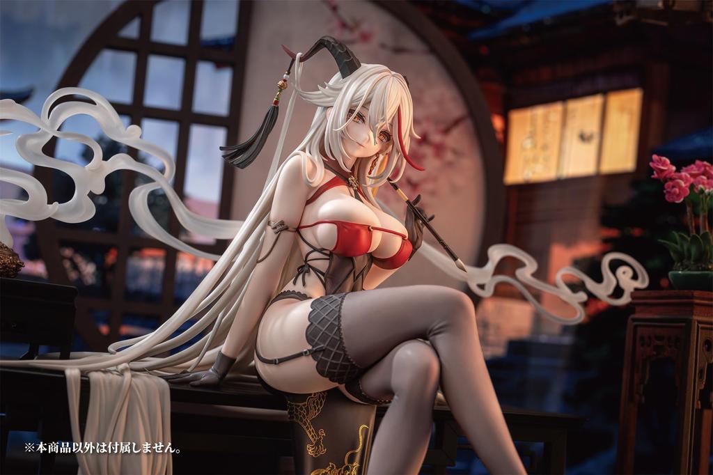 Anigame Azur Lane Aegir Golden Dragon Rising On Auspicious Clouds Approximately 220mm Tall To the Top of the PVC and ABS Scale Finished Figure Ver.