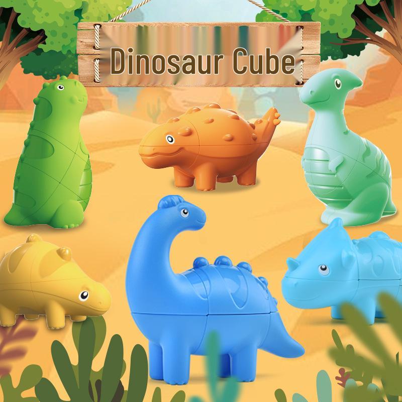 

Panxin Dino-Alien Cube: T-Rex & Stegosaurus