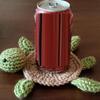 Cute Turtle Shape Anti-scalding Mug Coaster Insulation Pad Handmade Crochet Thick Skid-resistant Heat Kitchen Supplies