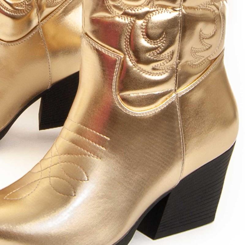 Bota Cowboy De Tacón Para Mujer.  Montevita  Bottavita13  93969