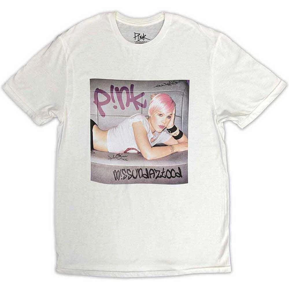 Pink Unisex T-Shirt: Missundaztood (Small) 4XL