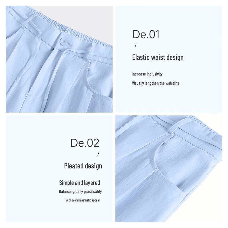 MJ Style Women's Loose Fit Wide-Leg Casual Pants