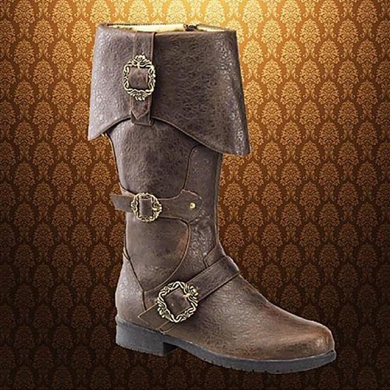 New European and American medieval Viking Viking Renaissance COSPLY leather boots