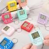 Mini Tetris Handheld Game Console Keychain