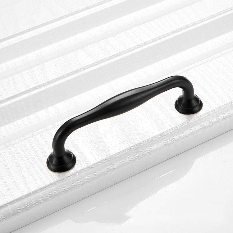 Black Handle American Style Modern Pull Antique Handles and Knobs Drawer Furniture Kitchen Cabinet