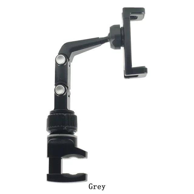 1x Phone Holder For Guitar Head Mic Music Stand Degree Rotatable Phone Support Multifunctional Live Broadcast Bracket Clip