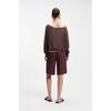 BoSS Women S Linen Cotton Underlayer Sweater Multi 50562972969 