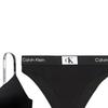 Calvin Klein Color Block Comfortable Letter Logo Jacquard Bra And Mid-Rise Underwear Set Women Underwear Black QF7218-001+QF7222-004