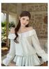 Plus Size Women's Spring One-Shoulder Sweet Korean Slimming Top