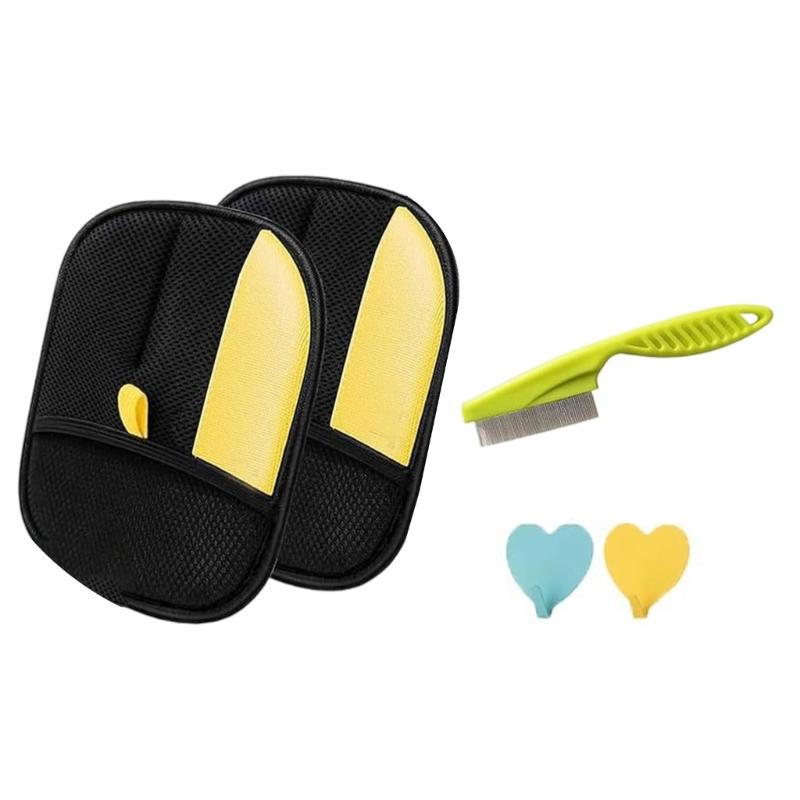 

Large Washable Hair Remover Gloves For Quick Cleaning Of Clothes And Home Remove Hair And Dirt From Clothing And Pants 1