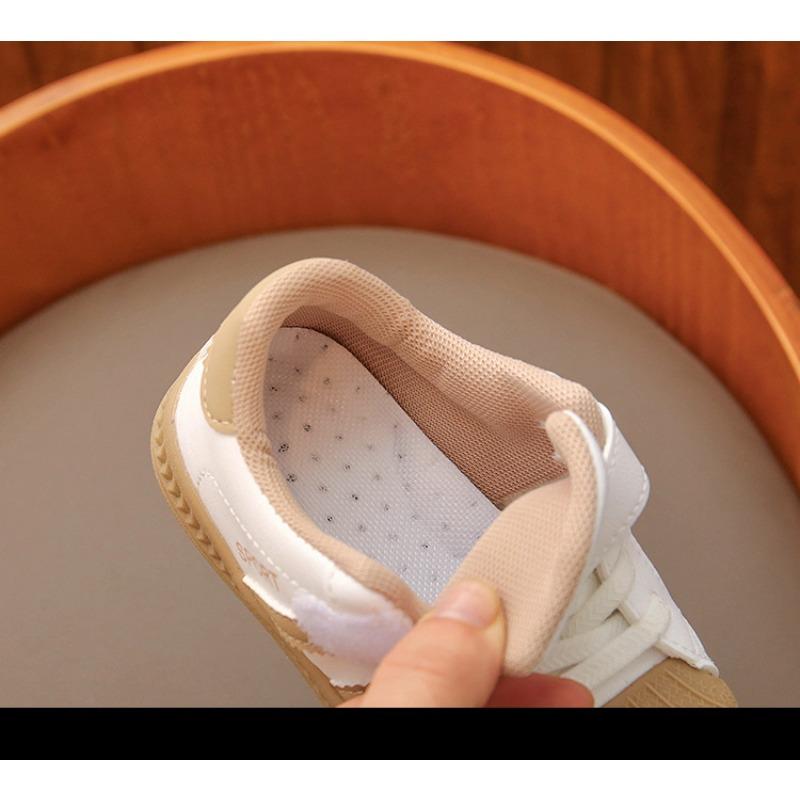 Spring Baby Walking Shoes, Children's Kindergarten White Shoes, Infant Footwear, Toddler Sneakers, Boys' & Girls' Breathable Shoes.