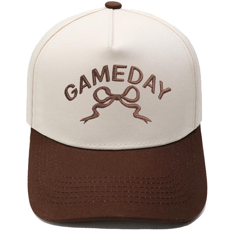 GAMEDAY Truck driver hat three-dimensional embroidery retro color matching baseball cap European and American men's and women's casual hat